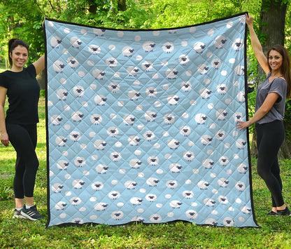 Cute Sheep Pattern Print Quilt