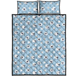 Cute Sheep Pattern Print Quilt Bed Set