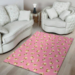 Cute Shih Tzu Pattern Print Area Rug