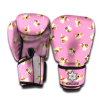 Cute Shih Tzu Pattern Print Boxing Gloves