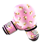 Cute Shih Tzu Pattern Print Boxing Gloves