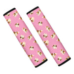 Cute Shih Tzu Pattern Print Car Seat Belt Covers