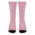 Cute Shih Tzu Pattern Print Crew Socks