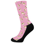 Cute Shih Tzu Pattern Print Crew Socks