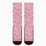 Cute Shih Tzu Pattern Print Crew Socks