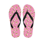 Cute Shih Tzu Pattern Print Flip Flops