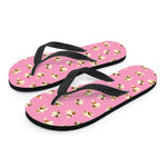 Cute Shih Tzu Pattern Print Flip Flops