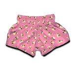 Cute Shih Tzu Pattern Print Muay Thai Boxing Shorts