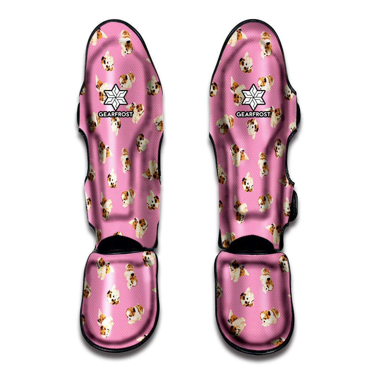 Cute Shih Tzu Pattern Print Muay Thai Shin Guard