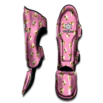 Cute Shih Tzu Pattern Print Muay Thai Shin Guard