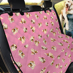 Cute Shih Tzu Pattern Print Pet Car Back Seat Cover