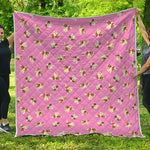 Cute Shih Tzu Pattern Print Quilt