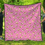 Cute Shih Tzu Pattern Print Quilt