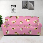 Cute Shih Tzu Pattern Print Sofa Cover