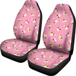 Cute Shih Tzu Pattern Print Universal Fit Car Seat Covers