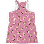 Cute Shih Tzu Pattern Print Women's Racerback Tank Top