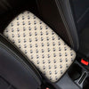 Cute Siberian Husky Pattern Print Car Center Console Cover