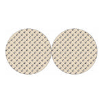 Cute Siberian Husky Pattern Print Car Coasters