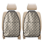 Cute Siberian Husky Pattern Print Car Seat Organizers