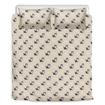 Cute Siberian Husky Pattern Print Duvet Cover Bedding Set