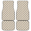 Cute Siberian Husky Pattern Print Front and Back Car Floor Mats