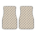 Cute Siberian Husky Pattern Print Front Car Floor Mats