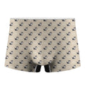 Cute Siberian Husky Pattern Print Men's Boxer Briefs