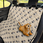 Cute Siberian Husky Pattern Print Pet Car Back Seat Cover