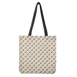 Cute Siberian Husky Pattern Print Tote Bag