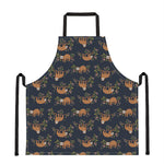 Cute Sloth Pattern Print Apron