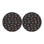 Cute Sloth Pattern Print Car Coasters