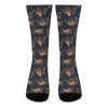 Cute Sloth Pattern Print Crew Socks