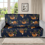 Cute Sloth Pattern Print Futon Protector