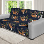 Cute Sloth Pattern Print Futon Protector