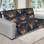 Cute Sloth Pattern Print Futon Protector