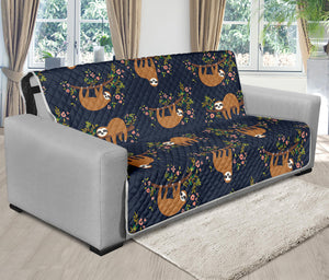 Cute Sloth Pattern Print Futon Protector