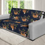 Cute Sloth Pattern Print Futon Protector