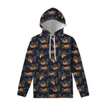 Cute Sloth Pattern Print Pullover Hoodie