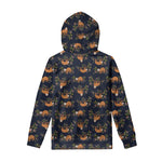 Cute Sloth Pattern Print Pullover Hoodie