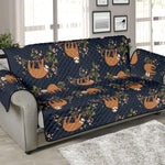 Cute Sloth Pattern Print Sofa Protector