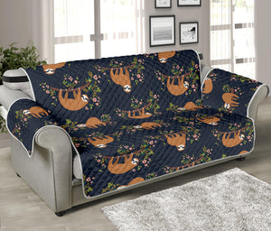 Cute Sloth Pattern Print Sofa Protector