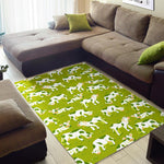 Cute Smiley Cow Pattern Print Area Rug GearFrost