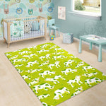 Cute Smiley Cow Pattern Print Area Rug GearFrost