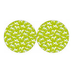 Cute Smiley Cow Pattern Print Car Coasters