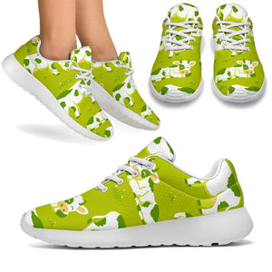 Cute Smiley Cow Pattern Print Sport Shoes GearFrost