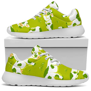 Cute Smiley Cow Pattern Print Sport Shoes GearFrost