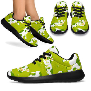 Cute Smiley Cow Pattern Print Sport Shoes GearFrost