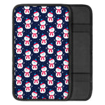 Cute Snowman Pattern Print Car Center Console Cover