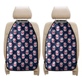 Cute Snowman Pattern Print Car Seat Organizers