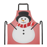 Cute Snowman Print Apron